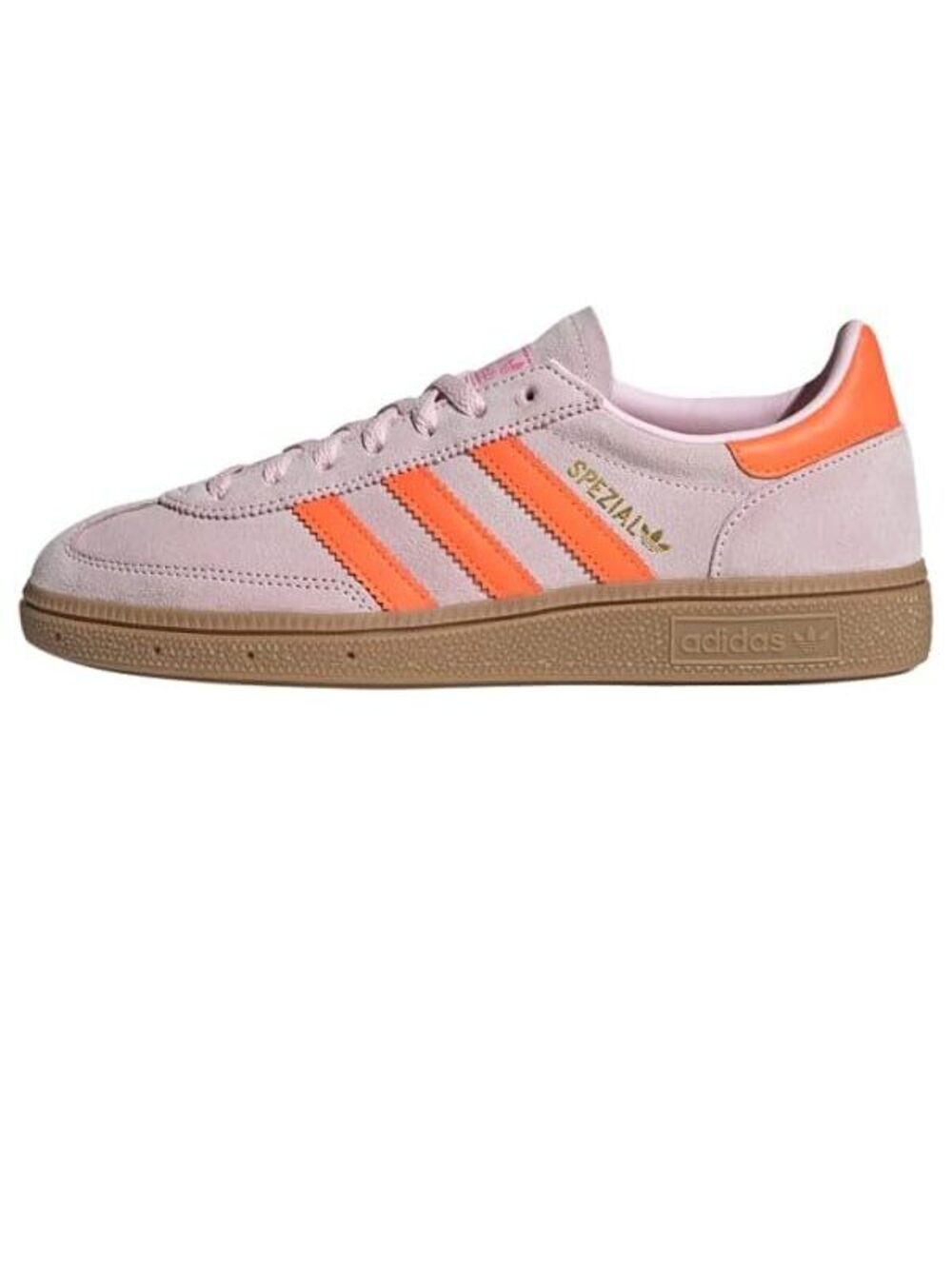 adidas Women's Handball Spezial W Clear pinkSolar Orange/GUM4 US